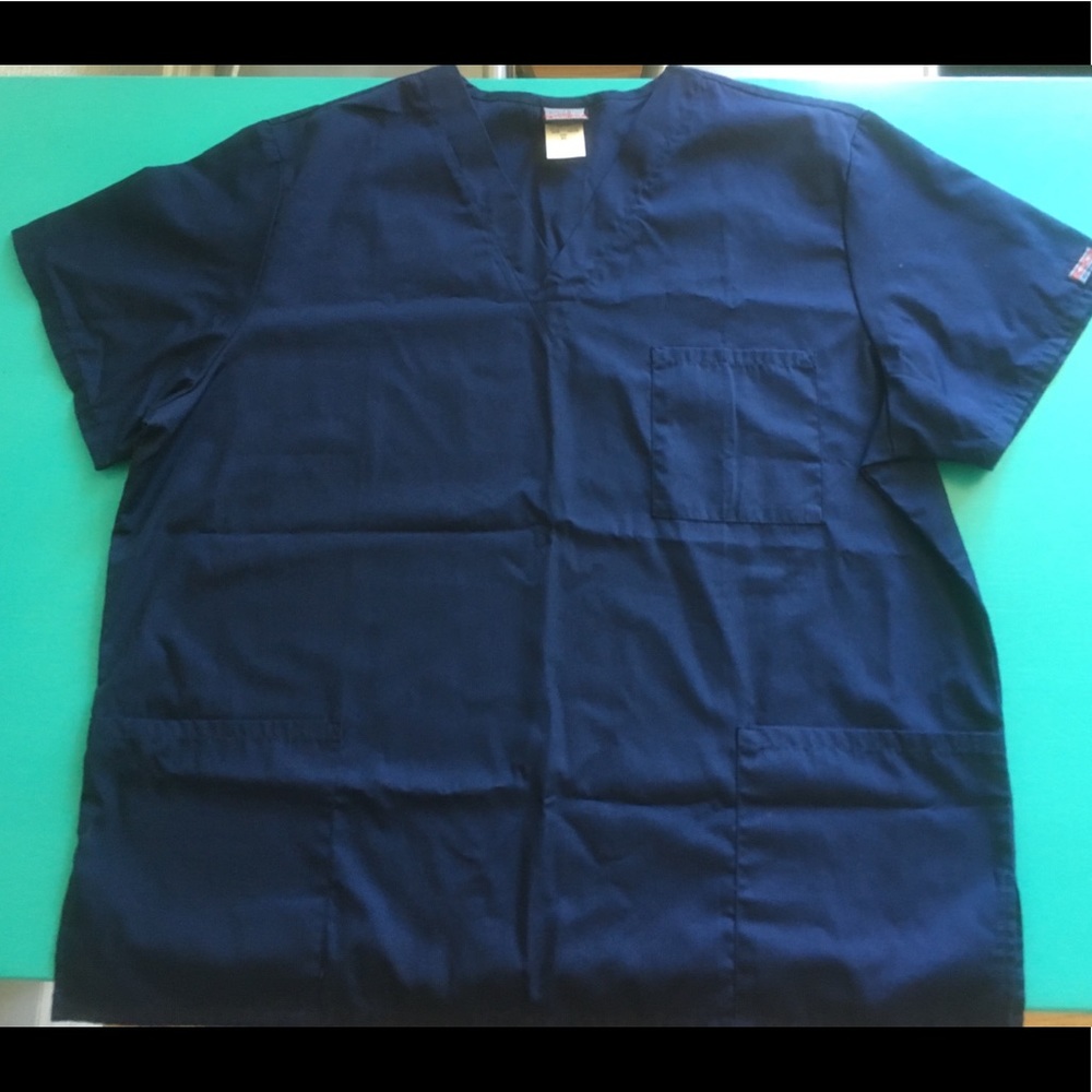 Blue Scrub Top